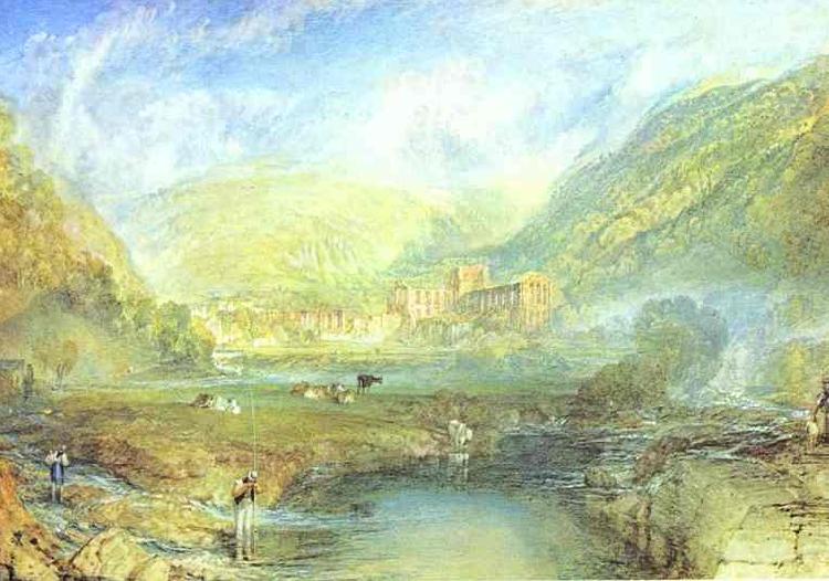 J.M.W. Turner Rivaulx Abbey, Yorkshire China oil painting art